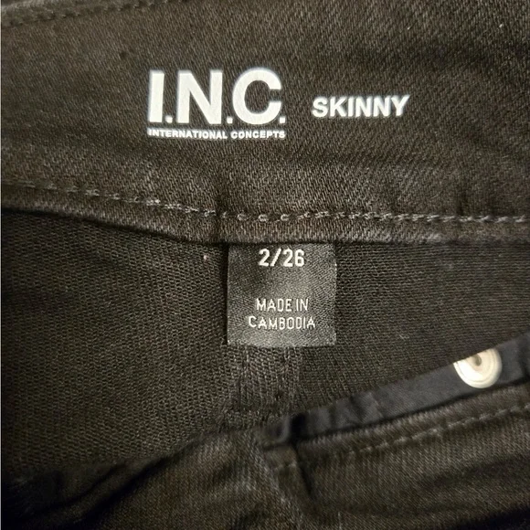 INC International Concepts Black Skinny Jeans💕 - Picture 3 of 6